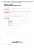 BIO 202L Lab 11 Worksheet- The Circulatory System.