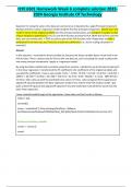 ISYE 6501 Homework Week 6 complete solution 2023-2024 Georgia Institute Of Technology