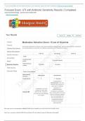 Shadow Health Focused Exam UTI with Antibiotic Sensitivity- Medication Selection (GRADED A)