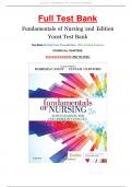 Fundamentals of Nursing 2nd Edition Yoost Test Bank ISBN: 978-0323508643