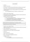 Samenvatting -  Economie Module 7