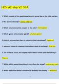 HESI A2 (HESIA2) BUNDLED HESI A2 Anatomy and Physiology V2  HESI A2 V2  GRAMMAR, VOCABULARY, READING COMPREHENSION, MATH, A&P, BIOLOGY AND CHEMISTRY