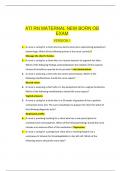 ATI RN MATERNAL NEWBORN OB EXAM ( 4 VERSIONS)