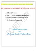 ATI COMPREHENSIVE EXIT EXAM 2023 WITH NGN/ATI COMPREHENSIVE EXIT RETAKE EXAM 2023