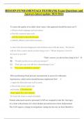 HESI RN FUNDAMENTALS TESTBANK Exam Questions and Answers latest update 2023/2024   To assess the quality of an adult client’s pain, what approach should the nurse use?	C A)Observe body language and movement. B)Provide a numeric pain scale. C)Ask the clien