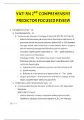 VATI RN 2ND COMPREHENSIVE PREDICTOR FOCUSED REVIEW