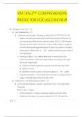 VATI RN 2ND COMPREHENSIVE PREDICTOR FOCUSED REVIEW