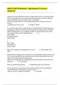 WGU C239 Problems - Questions & Correct  Answers 