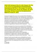 WGU C239 Advanced Tax 51-100, Chapter 20, Tax 2- Ch. 18, Ch 14 Liquidating & Nonliquidating Distributions MC Part 1, Tax chapter 16 And 18, Ch 19 Advanced Tax, Tax ch 18, Chapter 18, ACCT 445 Chap. 18 Quiz, Corporate Reorganization, BMGT417 Exam II – Q&A