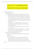 VATI RN 2ND COMPREHENSIVE PREDICTOR FOCUSED REVIEW