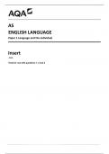 AQA AS  ENGLISH LANGUAGE Paper 1 Language and the individual Insert  7701-1-INS-EnglishLanguage-AS-15May23 