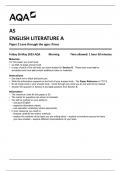 AQA AS  ENGLISH LITERATURE A  Paper 2 Love through the ages: Prose    7711-2-QP-EnglishLiteratureA-AS-26May23