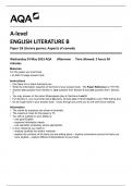 AQA A-level  ENGLISH LITERATURE B  Paper 1B Literary genres: Aspects of comedy 7717-1B-QP-EnglishLiteratureB-A-24May23