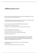 AHIMA practice test 1 QUESTIONS AND ANSWERS 2023/2024