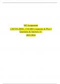 M2 Assignment (2023FA-BIOL-1310-B01) Anatomy & Phys I Questions & Answers A+ 2023/2024, M2 Discussion Anatomy And Physiology 2023/2024, M2 Assignment (2023FA-BIOL-1310-B01) Anatomy & Phys I Questions & Answers 2023/2024, M2 Written Assignment Anatomy & Ph