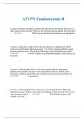 ATI PN Fundamentals B 2023