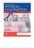 Test Bank For Seidel's Guide to Physical Examination An Interprofessional Approach 10th Edition by Jane W. Ball, Joyce E. Dains Chapter 1-26; Ace in your Exams in 1 attempt!