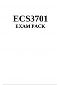 ECS3701 EXAM PACK 2023 - DISTINCTION GUARANTEED