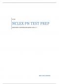 NCLEX PN TEST PREP Exam (V1) - Questions & Explained Answers (Rated A+) - Updated 2023