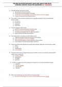 NR 283 PATHOPHYSIOLOGY QUIZ ONE QUESTION WITH VERIFIED EXPERTS SELECTED ANSWERS (A+ GRADED)