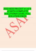 2023 HESI RN EXIT V1,v2 &