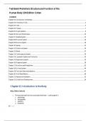 Test Bank Memmlers Structure and Function of the Human Body 12th Edition Cohen