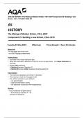 AQA AS HISTORY The Making of Modern Britain, 1951–2007 Component 2S Building a new Britain, 1951–1979 MAY 2023 QP