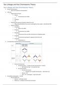 Introduction to Genetics (BIOL0003) Notes - Sex Linkage and Chromosome Mapping