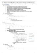 Chemistry for Biology Students (CHEM0010) Notes - Ions and Chemical Forces