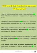 ASNT Level 3 Basic Materials & Processes (2024/2025) Newest Questions and Answers (Verified Answers)