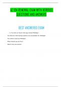 AZ 104 RENEWAL EXAM WITH VERIFIED  QUESTIONS AND ANSWERS BEST ANSWERED EXAM