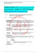 NURS-6630A-2/NURS-6630N-2/NURS-6630D-2/NURS-6630C-2- Final Exam - Week 11 2023 Winter QTR (Questions & Answers)