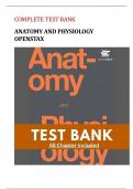 (Complete) Test Bank For Anatomy And Physiology Openstax | Rationales | Latest