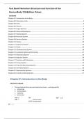 Test Bank Memmlers Structure and Function of the Human Body 12th Edition Cohen