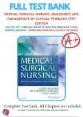 Test Bank For Lewis's Medical-Surgical Nursing 10th, 11th, 12th Edition Mariann Harding 