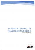 Samenvatting -  Inleiding in de School en Pedagogische Psychologie (deel 2)