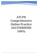 ATI PN  Comprehensive  Online Practice  2023VERIFIED  100%