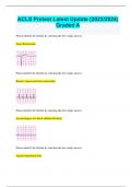 ACLS Pretest Latest Update (2023/2024) Graded A