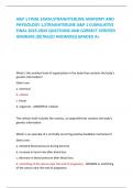 A&P 1 FINAL EXAM,STRAIGHTERLINE ANATOMY AND PHYSIOLOGY 1,STRAIGHTERLINE A&P 1 CUMULATIVE FINAL 2023-2024 QUESTIONS AND CORRECT VERIFIED ANSWERS (DETAILED ANSWERS)|GRADED A+