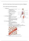 BIO 344 26.1 Body Fluids and Fluid Compartments University of Bridgeport