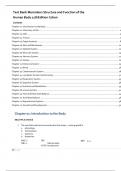 Test Bank Memmlers Structure and Function of the Human Body 12th Edition Cohen