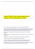 Illinois CWEL Study Guide questions and answers 100% guaranteed success.