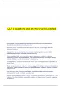 ICLA 3 questions and answers well illustrated.