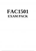 FAC1501 EXAM PACK 2024 - Introductory Financial Accounting  - DISTINCTION GUARANTEED