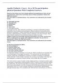 Aquifer Pediatric: Case 6 - 16 yo M Pre-participation physical Questions With Completed Answers.