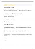 NSG-316 Exam 2 Questions And Answers Already Graded A+