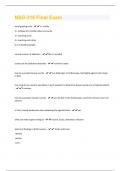 NSG-316 Final Exam Questions And Answers Already Graded A+