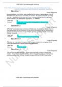 NRNP- 6640	 Psychotherapy with Individuals. 2023 MIDTERM EXAM Week 6. GRADED A+