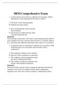 HESI Comprehensive Exam