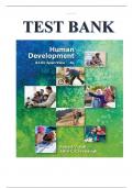 TEST BANK FOR HUMAN DEVELOPMENT: A LIFE-SPAN VIEW 8TH EDITION ROBERT V. KAIL JOHN C. CAVANAUGH 